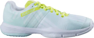 Image de Chaussures de padel Babolat Sensa Tennis Chaussures de sport turquoise/jaune/blanc 31F23757-4115, Pointure:40 EU