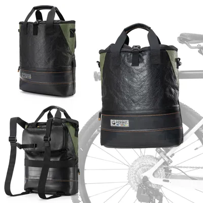 Produktbild von ROCKBROS Road to Sky 12 L Wasserabweisend Gepäckträgertasche Rucksack Fahrradtasche mit Tragegriff