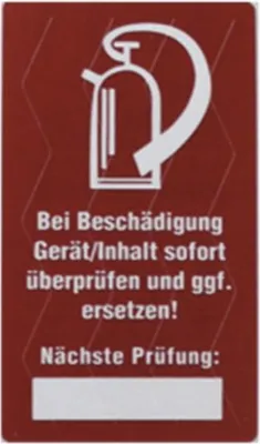 Produktbild von 10x Siegel Feuerlöscher  Kontrollsiegel