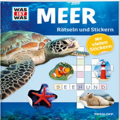Produktbild von WAS IST WAS Rätseln und Stickern: Meer