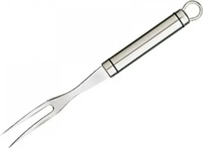 Produktbild von KitchenCraft Profi-Fleischgabel mit ergonomischem Griff of Edelstahl, 31 cm - Silber