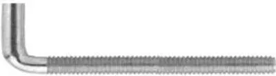 Obrázek produktu pro Skoba se závitem M6x50mm, ZB / balení 100 ks