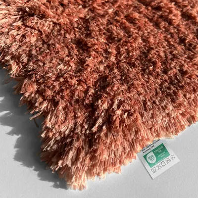 Produktbild von Badematte Amour Samba Beige 80x150 cm Badezimmerteppich Shaggy Optik