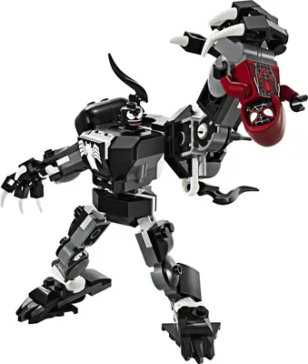 Image de LEGO Marvel Mechanical Armour Venom vs. Miles Morales, figurine à construire en briques mobiles, combat de super-héros pour les enfants, cadeaux pour garçons et filles de 6 ans et plus 76276