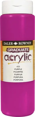 Produktbild von Daler Rowney Graduate Acrylfarbe Purple 500 ml 1 Stck