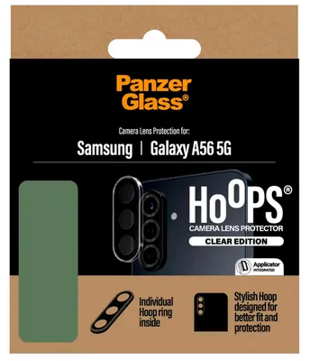 Productafbeelding van PanzerGlass Hoops Camera lens protector voor Samsung Galaxy A56 - Ultra-Clear case friendly