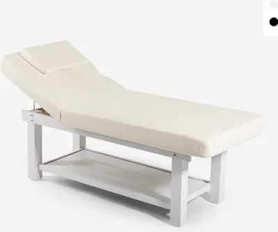 Image de Table de massage ergonomique professionnelle pour les salons de beauté Larex - Blanc