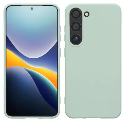 Produktbild von kwmobile Handyhülle für Samsung Galaxy S23 Hülle - TPU Case - Kabelloses Laden - Schutzhülle Cover in Cool Mint