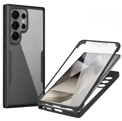 Produktbild von Techsuit – ColorVerse 360 Series Schutzhülle + Displayschutz für Samsung Galaxy S25 Ultra – schwarz