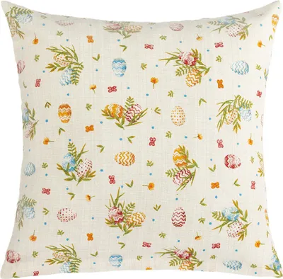 Immagine prodotto di Cuscino EMA - Pasqua - 45x45 cm - Beige,Verde,Rosso