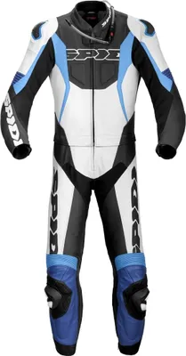 Produktbild von Spidi Sport Warrior Touring Two Piece Motorrad Lederkombi, schwarz/blau/weiß, 50