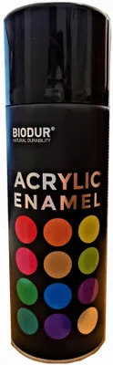 Produktbild von Acrylfarbe En.BIODUR (400 ml) – Schwarz / Glänzend.
