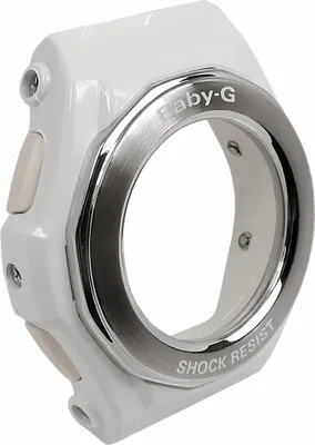 Produktbild von Casio Baby-G Gehäuse | Lünette Mineralglas Resin weiß | BGA-100-7B