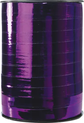 Produktbild von Clairefontaine Spule Geschenkband, Metallic, 7mm x 250m - Violett 602011C