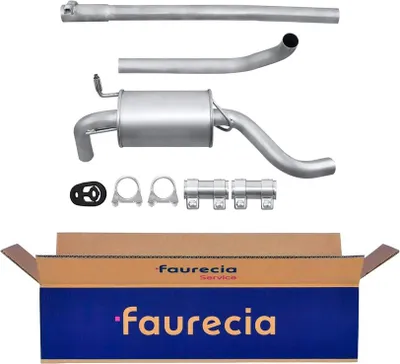 Produktbild von HELLA 8LC 366 023-991 Mittelschalldämpfer Schalldämpfer für FORD FIESTA III (GFJ)