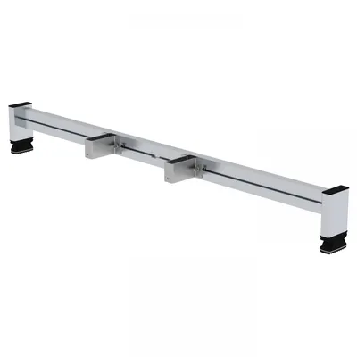 Produktbild von Günzburger Steigtechnik Nachrüst-Traverse mit nivello-Leiterschuh Breite 1,2 m mit Holmhöhe 85 mm - 030368