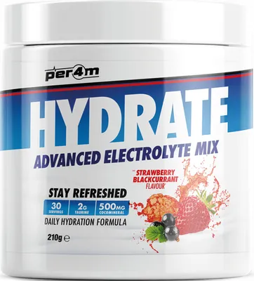 Produktbild von Per4m Hydrate Advanced Electrolyte Mix (210g) Strawberry Blackcurrant - Energie & Ausdauer - Elektrolyte
