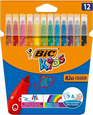 Obrázek produktu pro BIC Fixiury Kids Couleur 12 barev