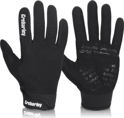 Produktbild von Atmungsaktive Mountainbike-Handschuhe – Gepolstert und rutschfest für sicheres Fahren L