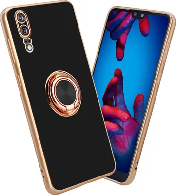 Obrázok produktu pre Cadorabo Ochranné puzdro pre Huawei P20 Case v čiernom puzdre Kryt Ochrana fotoaparátu Magnetický držiak do auta