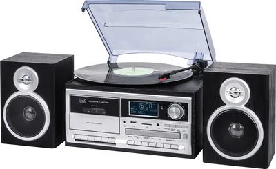 Produktbild von Gramofon Trevi TT 1072 z napędem bezpośrednim Czarny, Srebrny Półautomatyczny