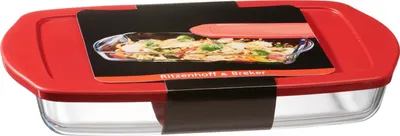Image de Flirt by R & B plat à gratin Cucina en verre 1,95 litre avec couvercle