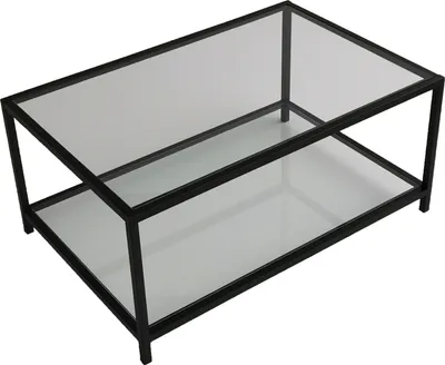 Image de Skye Decor, Astro sehpa / şeffaf temperli cam S400, tables basses, fumée, verre, 90 x 40 x 60 cm