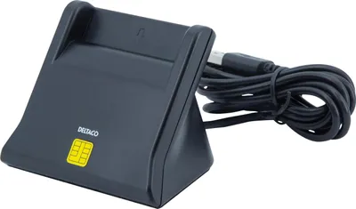 Obrázek produktu pro Deltaco UCR-156, USB 2.0, Černá, 112 g