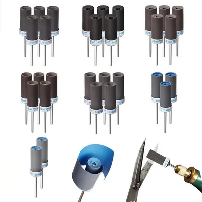 Produktbild von Schleifhülsen Set 30 Stück Körnung 180-2000 Aluminiumoxid