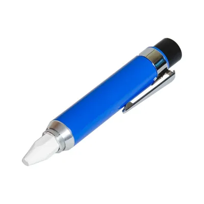 Produktbild von Bleispitz Kreidestifthalter mit praktischer universal Kreide-Aufnahme aus Aluminium mit Befestigungs-Clip, für runde und eckige Kreide