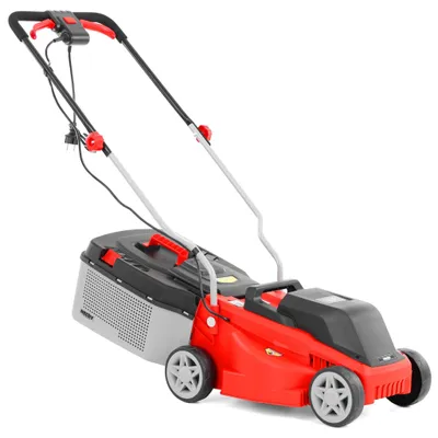 Produktbild von HECHT 1333 Rasenmäher Elektro | 32 cm Schnittbreite | 1300 W | 28 Liter Fangkorb | 8,5 kg