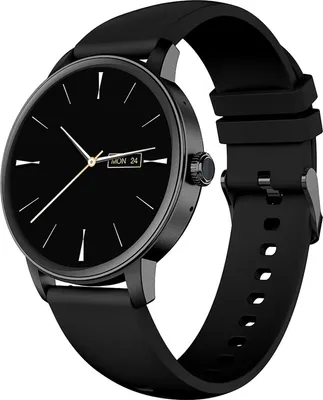 Image de Montre connectée Trainerround2 avec cadran rond Noir