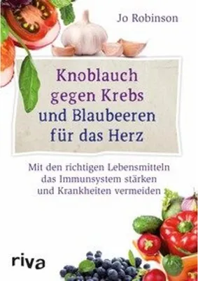 Produktbild von Knoblauch gegen Krebs und Blaubeeren für das Herz