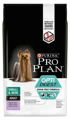 Imagen del producto de PRO PLAN Sensitive, alimento para perros de 2,5 kg, formulación sin cereales, ideal para perros adultos de tamaño pequeño. Contenido: 2,5 kg