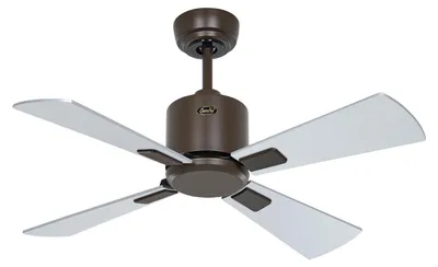 Zdjęcie produktu dla Energooszczędny wentylator sufitowy z pilotem Eco Neo III WiFi 92 cm brązowe łopatki wenge / srebrnoszary