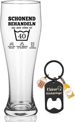 Produktbild von Bierglas 700ml - Verjaardagsglas für Spezialbier