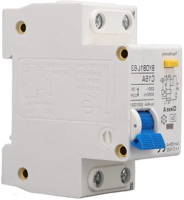 Obrázek produktu pro Jednofázový jistič 16 A, 30 mA, 230 V s DC impulsem