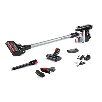 Produktbild von Genius Invictus X9 Set 14-teilig Akku-Staubsauger - Akkusauger mit Mini-Elektrobürste, Hochleistungs-BLDC Motor, Ladestation | freistehend HEPA 25,2V
