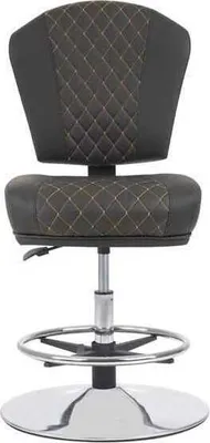 Immagine prodotto di Sgabello da bar elegante, sedia da designer, sedia in metallo per sala da pranzo, sgabello da bar, colore grigio