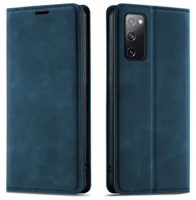 Imagen del producto de Funda tipo libro para Samsung S20 FE con cierre magnético de cuero + cristal protector 9H