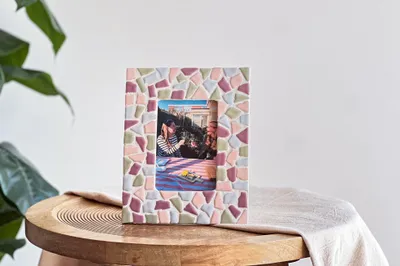 Immagine prodotto di Kit per mosaico - cornice - mix di colori pastello