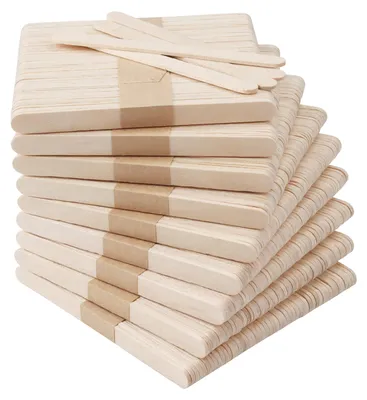 Produktbild von Handi Stitch 1000er Pack Holzstäbchen zum Basteln - 1000x Holz Holzspatel - 11 x 1 cm Holzstäbe zum Basteln - 1000er Set Holz - 1000 Stiele zum