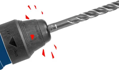 Produktbild von Bosch Hammerbohrer SDS-plus-5, Bohrer, Rotationshammer, Hammer drill bit, 1,1 cm, 165 mm, Mauerziegel, Beton, Kalkstein, Stein, 10 cm