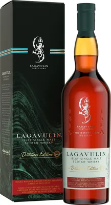 Obrázok produktu pre Lagavulin The Distillers Edition Double Matured Islay Single Malt Whisky 2023 43% obj. 0,7l v darčekovej krabičke