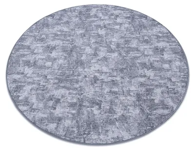 Zdjęcie produktu dla DYWAN koło SOLID  90 BETON  szary koło 100 cm