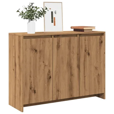Produktbild von Sideboard Wohnzimmer - Artisan-Eiche 102x33x75 cm Holzwerkstoff - Kommoden CC31713