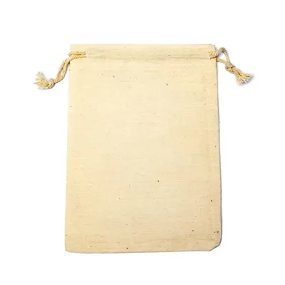 Produktbild von Baumwoll-Geschenktüte M – Packung mit 10 Stück – 13 x 18 cm