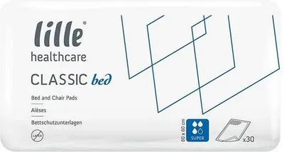 Image de Lille Classic Bed Super 60 x 60 cm - 1 paquet de 30 protections