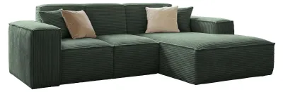 Produktbild von Ecksofa in Flaschengrün Siena