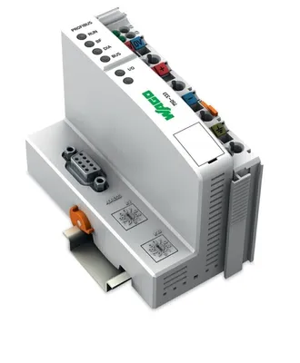 Produktbild von WAGO 750-333 Feldbuskoppler PROFIBUS DP,2. Generation,12 MBd,lichtgrau